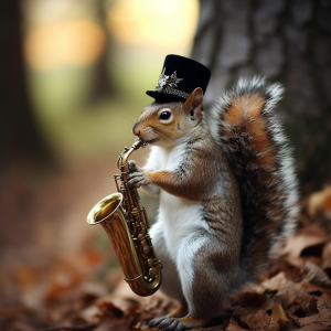 Midjourney image: Squirrel
